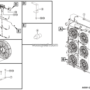LGMG RTH100 2025 - Engine cooling delivered assembled - A0301-2703017634.S1A