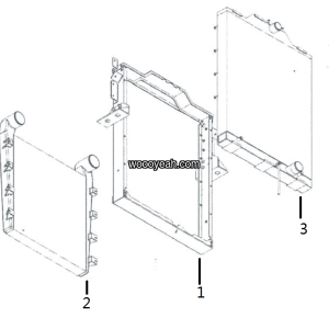 LGMG Off-Highway Dump Truck 2024 - Radiator assy（FNK） - A0302-4110001737