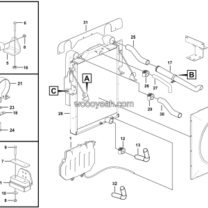 LGMG Off-Highway Dump Truck 2024 - Radiator assy - A0306-2703010958-G2