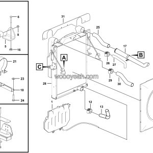 LGMG Off-Highway Dump Truck 2021 - Radiator assy - A0307-2703010958