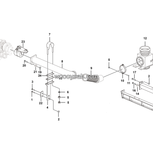 LGMG Off-Highway Dump Truck 2022 - Exhaust and heating system assy - A0400-2724010594