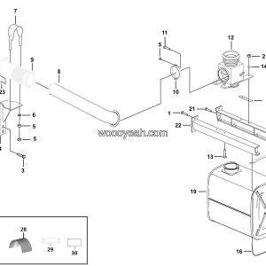 LGMG Off-Highway Dump Truck 2022 - Exhaust system assy - A0400-2724010826