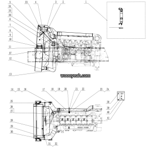 LGMG Off-Highway Dump Truck 2021 - Water radiator assy - A0500-2705010656