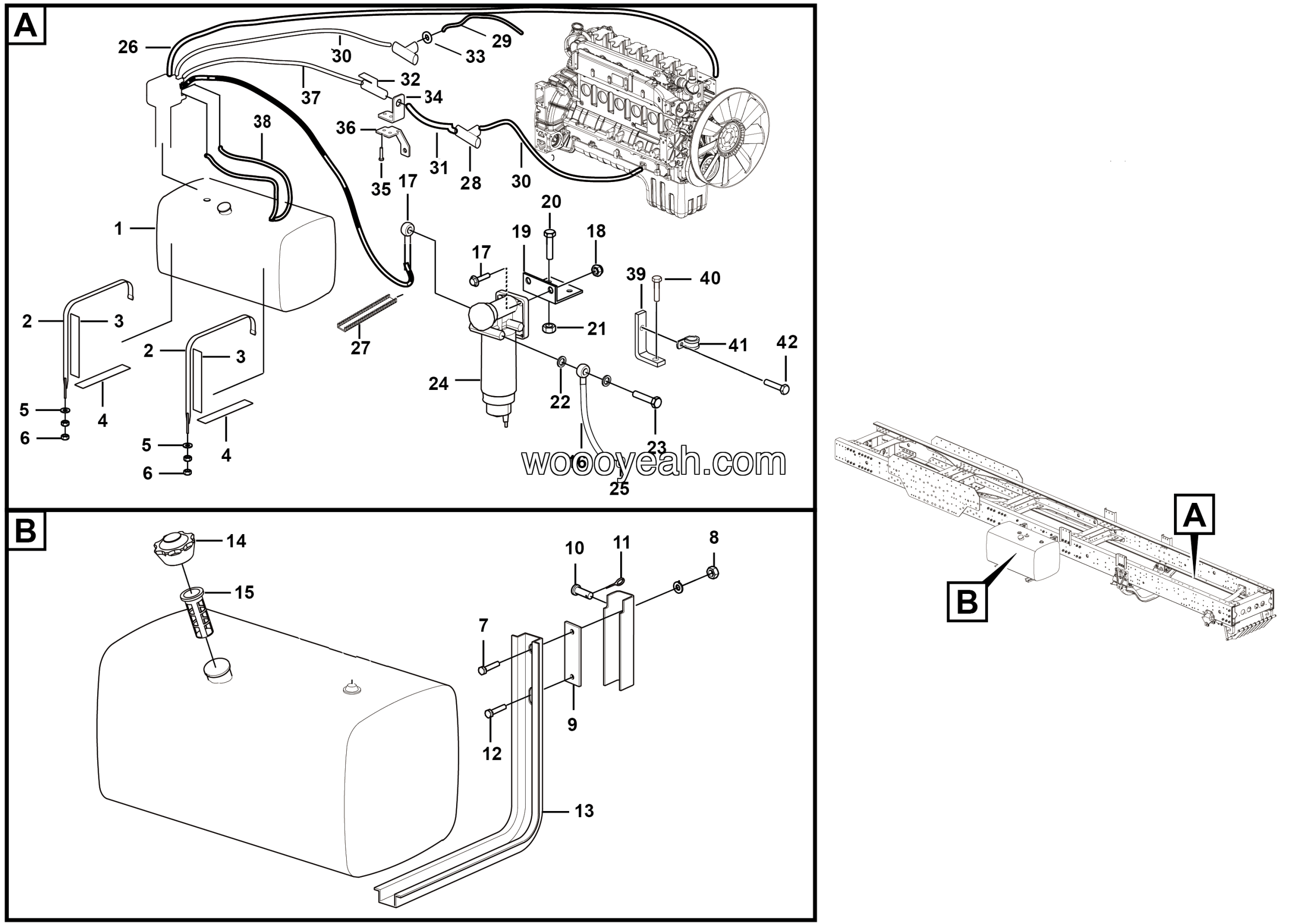 LGMG Off-Highway Dump Truck 2020 - Fuel tank - A0700-2702010486