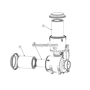 LGMG Off-Highway Dump Truck 2024 - Maintenance free air filter assy K160036 - A0700-4110704977