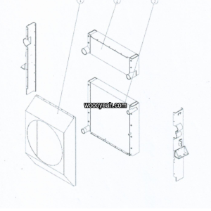 LGMG Off-Highway Dump Truck 2023 - raditor  assembly - A0700-4110706595