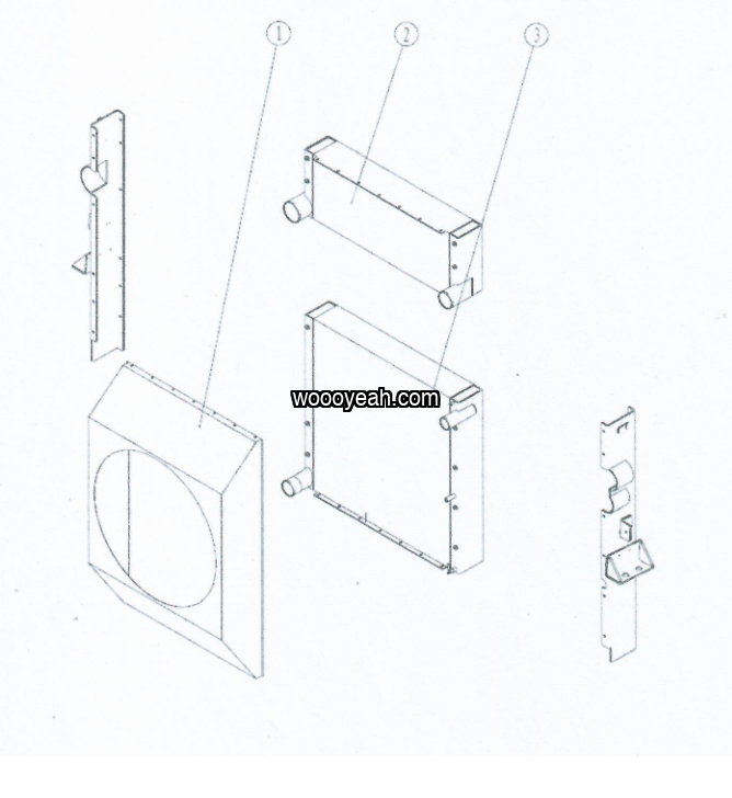 LGMG Off-Highway Dump Truck 2023 - raditor assembly - A0700-4110706595
