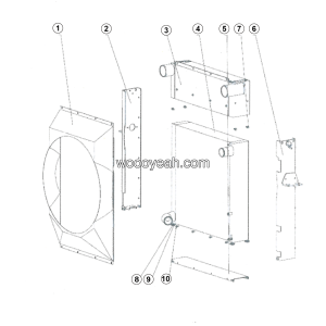 LGMG Off-Highway Dump Truck 2024 - Radiator LG03-SRQ-002 - A0700-4110707385