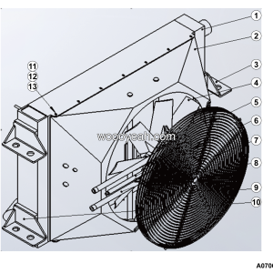 LGMG AT40 2025 - Radiator assembly - m9116446 - A0700-4110707558