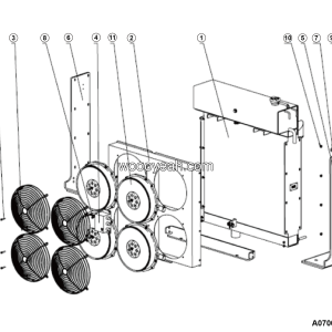 LGMG MT116H 2025 - Radiator lg03-srq-006 - A0700-4110707911