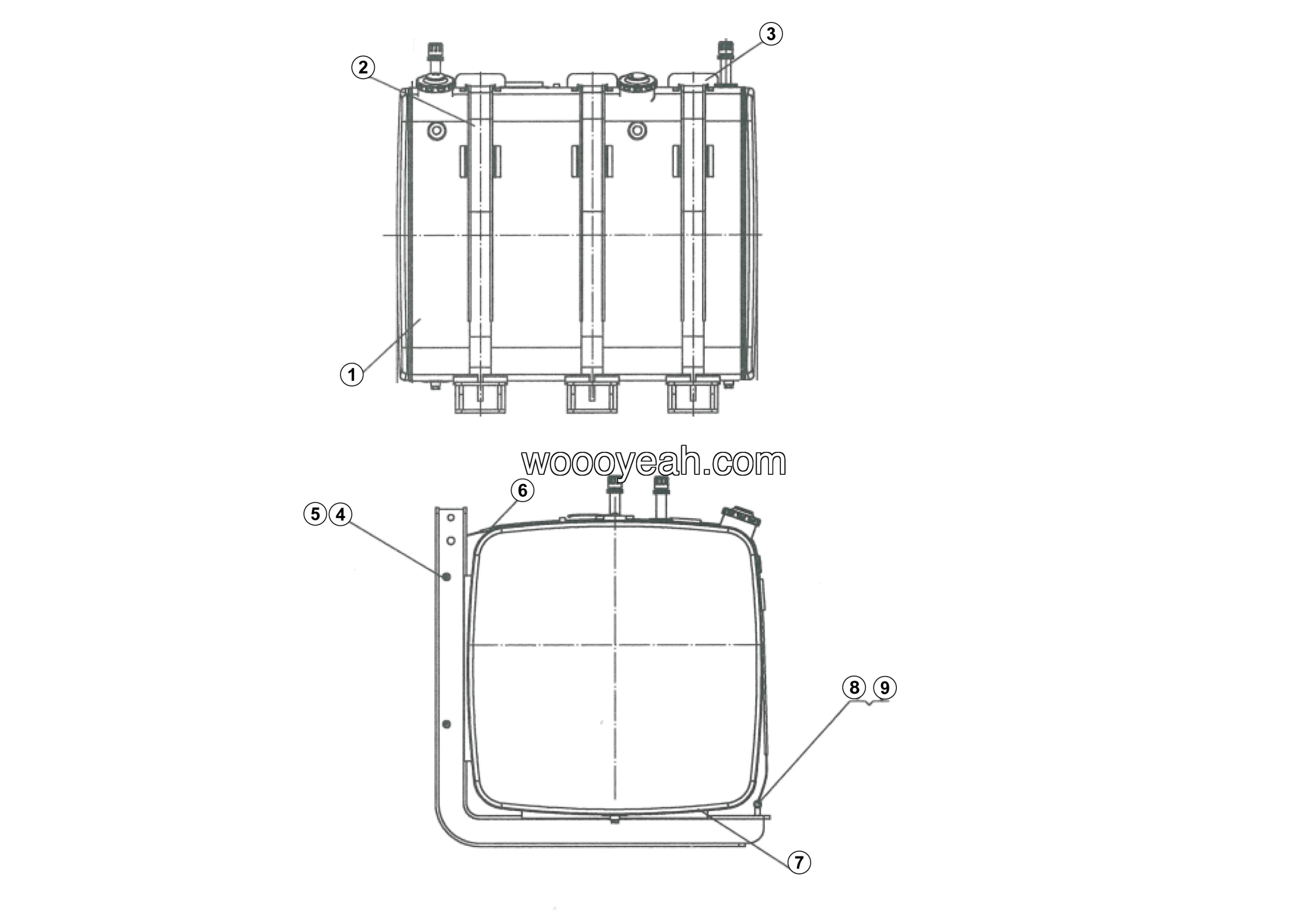 LGMG Off-Highway Dump Truck 2023 - 900L fuel tank - A0700-4190709008