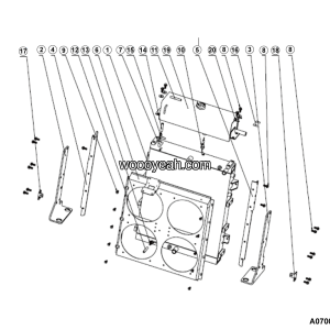 LGMG Off-Highway Dump Truck 2024 - Low temperature radiator lg-tms-48 - A0700-4190710596