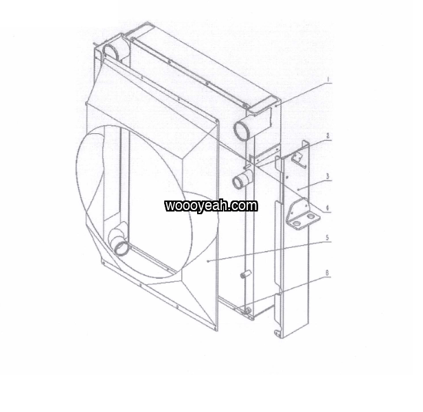 LGMG Off-Highway Dump Truck 2023 - Radiator assy(MX) - A0701-4110705267