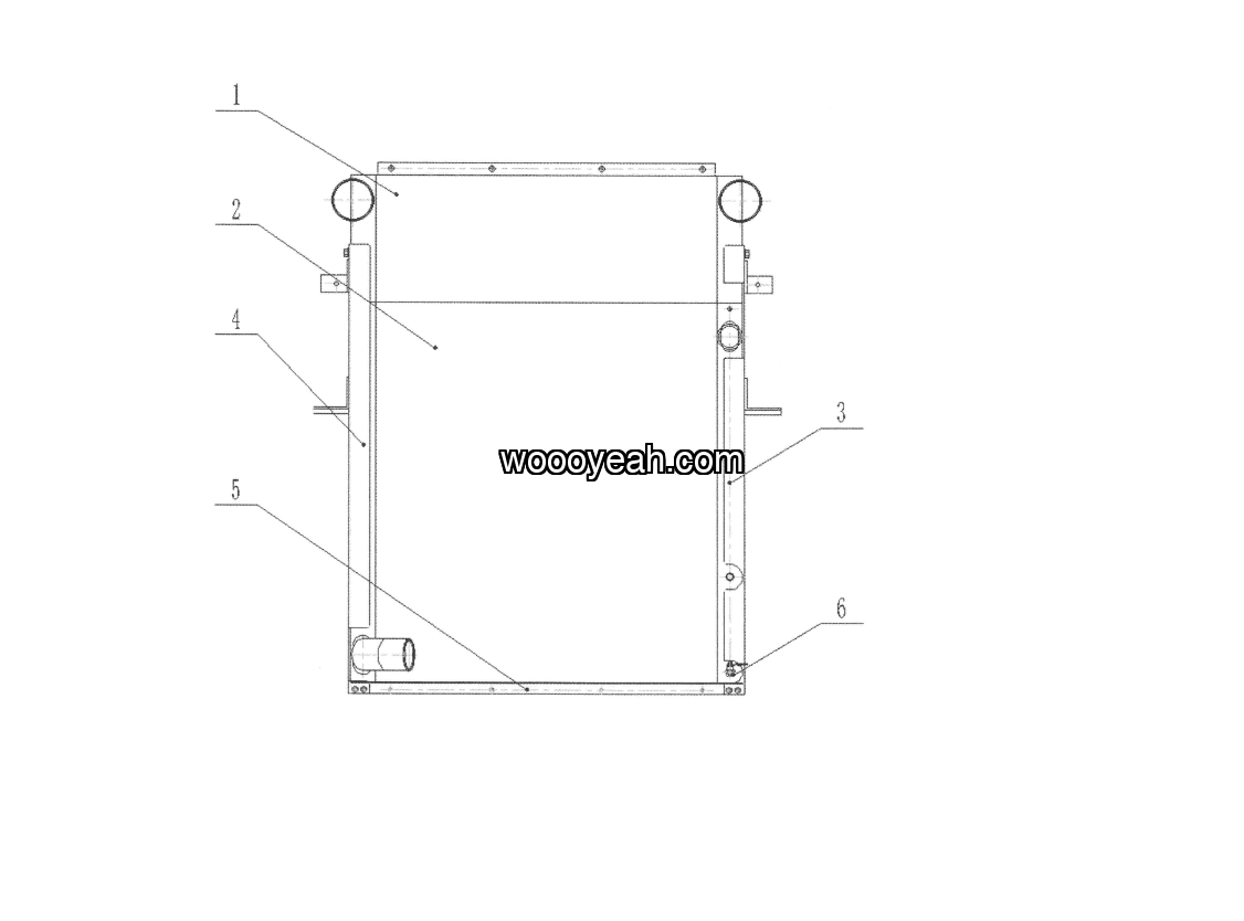 LGMG Off-Highway Dump Truck 2024 - Radiator assy(FNK) - A0703-4110705267