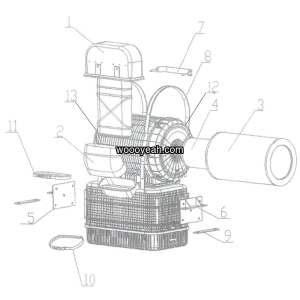 LGMG Off-Highway Dump Truck 2022 - Oil bath air filter 3560 - A0704-4190704013