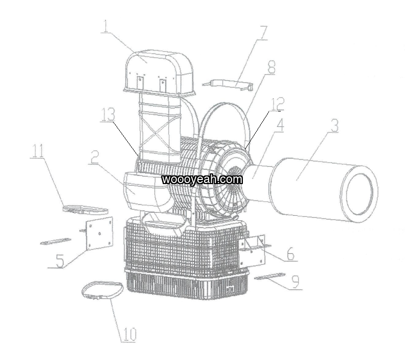 LGMG Off-Highway Dump Truck 2022 - Oil bath air filter 3560 - A0704-4190704013