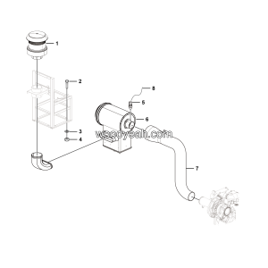 LGMG Off-Highway Dump Truck 2021 - Air filter assy - A1800-2718010411