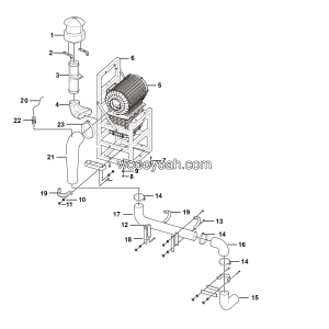 LGMG MT95H Mine Truck - Air filter assy - A1800-2718010500