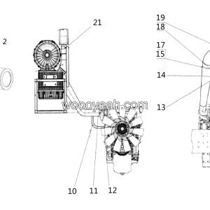 LGMG Off-Highway Dump Truck 2020 - Air filter assy - A1800-2718010556.S1A