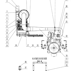 LGMG Off-Highway Dump Truck 2020 - Oil bath air filter - A1800-2718010604