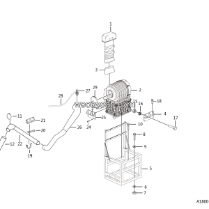 LGMG CMT66 2025 - Air filter assy - A1800-2718010631.S