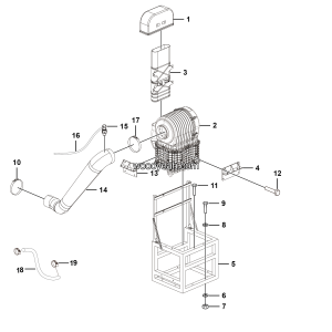 LGMG Off-Highway Dump Truck 2021 - Air filter assy - A1800-2718010633.S