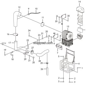 LGMG Off-Highway Dump Truck 2022 - Air filter assy - A1800-2718010748.S1A