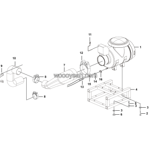 LGMG Off-Highway Dump Truck 2022 - Air filter assy - A1800-2718010756.S1A