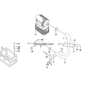 LGMG Off-Highway Dump Truck 2022 - Air filter assy - A1800-2718010952