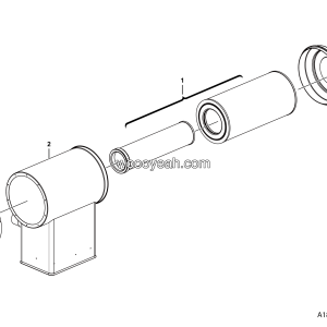 LGMG Off-Highway Dump Truck 2021 - Air filter assy - A1800-4110001275