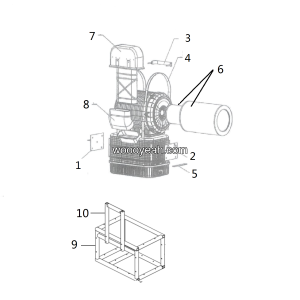 LGMG Off-Highway Dump Truck 2022 - Oil bath air filter assy 3560 - A1800-4110705470