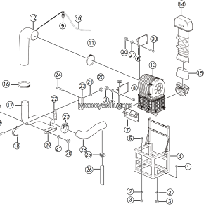 LGMG CMT106 2025 - Air filter assy - A1801-2718010748