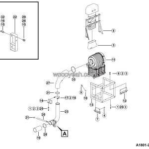 LGMG Road Sprinkler 2024 - Air filter assy - A1801-2718011272.S1A