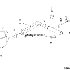LGMG AT40 2025 - Air filter assy - A1801-2718011273.S1B