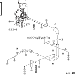 LGMG CMT106 2025 - Air filter installation - A1801-2718011501.S1A