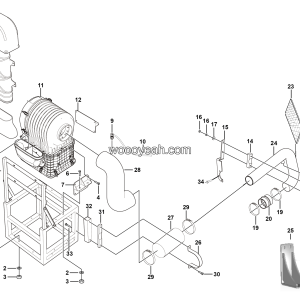 LGMG Off-Highway Dump Truck 2022 - Air filter assy - A1804-2718010346