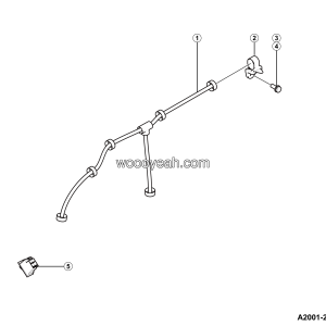LGMG RTH136 2025 - Double-chamber fuel tank adapter harness assy - A2001-2720019841.S1A