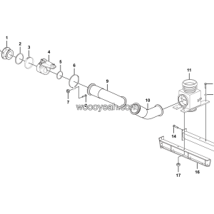 LGMG Off-Highway Dump Truck 2022 - Exhaust and heating system assy - A2400-2724010257