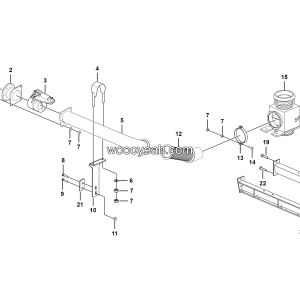 LGMG Mine Truck Mine Truck - Exhaust and heating system - A2400-2724010319