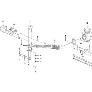 LGMG Off-Highway Dump Truck 2021 - Exhaust and heating system assy - A2400-2724010464