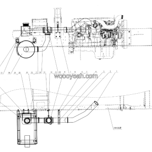 LGMG CMT65 Mine Truck - Exhaust system assy - A2401-2724010133.S
