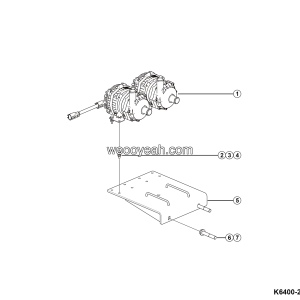 LGMG RTH136 2025 - Water pump assy - A6400-2764000895.S1A