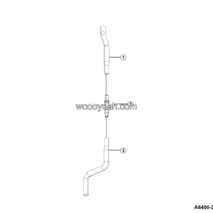 LGMG Mine Truck 2026 - Water filling hose assy - A6400-2764000985.S1A
