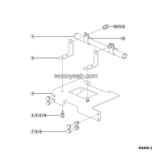 LGMG MTH116 2025 - Ptc heater line assy - A6400-2764001069.S1A