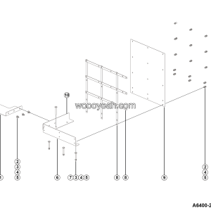 LGMG Mine Truck 2026 - Thermal management guard assy - A6400-2764001750.S1A