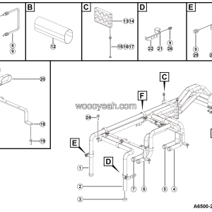 LGMG MTH116 2025 - Controller line assy - A6500-2765001150.S1A