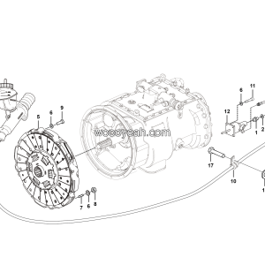 LGMG Off-Highway Dump Truck 2020 - Clutch assy - B0400-2704010177