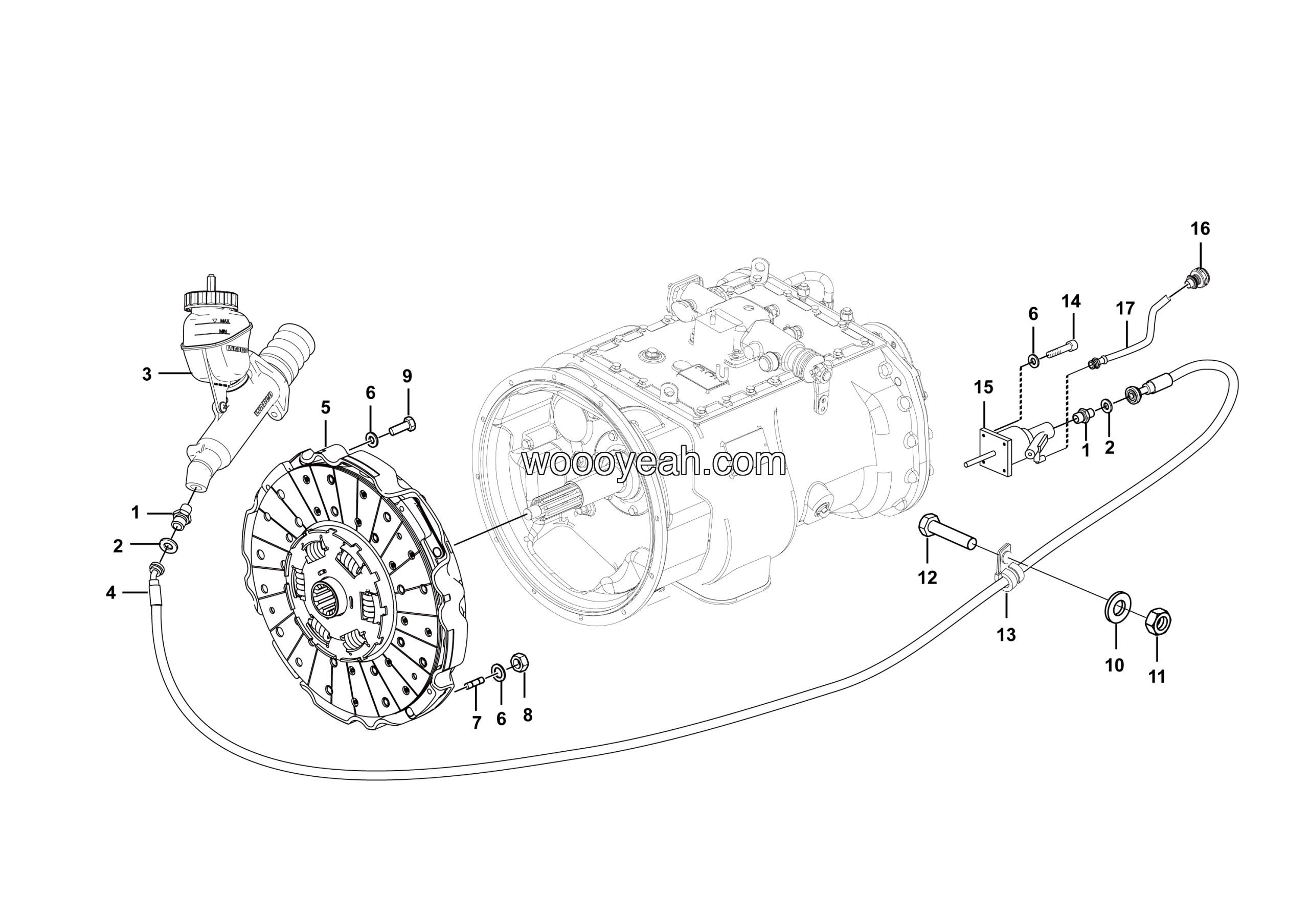 LGMG Off-Highway Dump Truck 2024 - Clutch assy - B0400-2704010274-G2