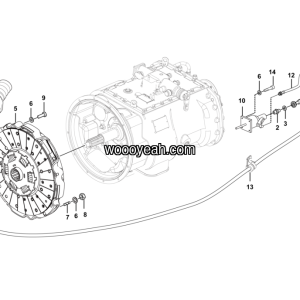 LGMG Off-Highway Dump Truck 2023 - Clutch assy 430 - B0400-2704010275