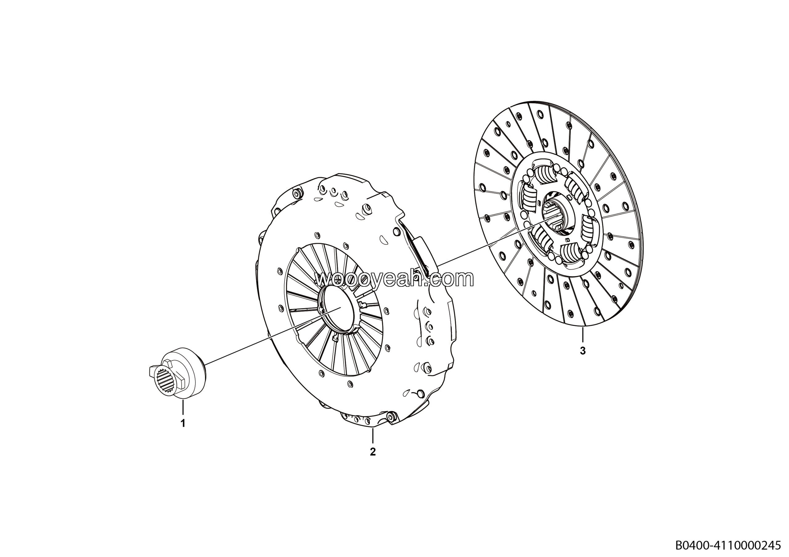 LGMG Off-Highway Dump Truck 2024 - Clutch assy - B0400-4110000245